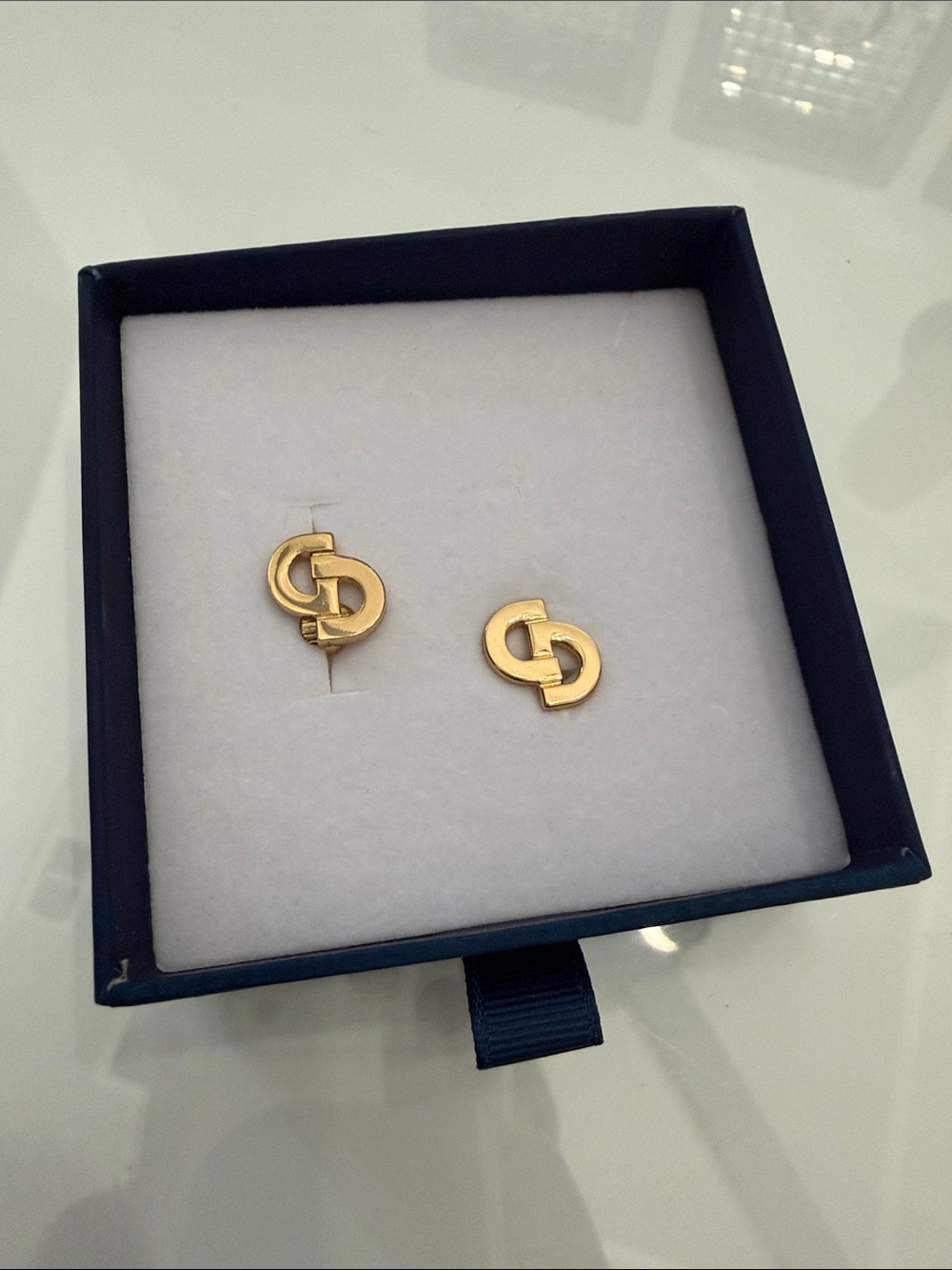 Christian Dior vintage clip on earrings